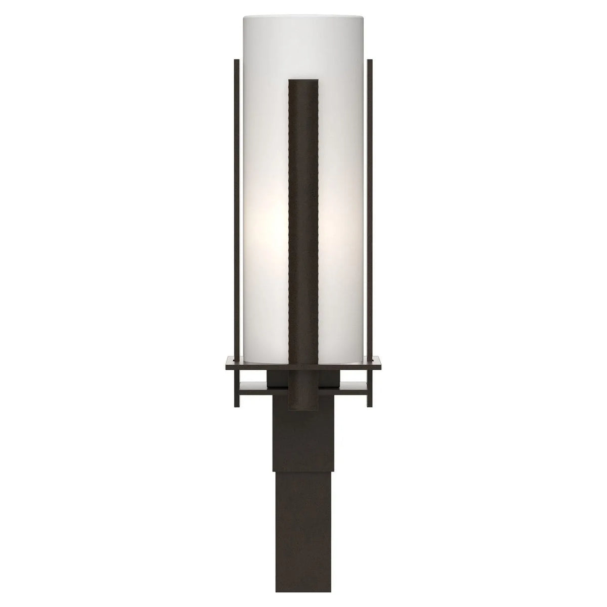 Hubbardton Forge - 347288-SKT-14-GG0040 - One Light Outdoor Post Mount - Vertical Bar - Coastal Oil Rubbed Bronze