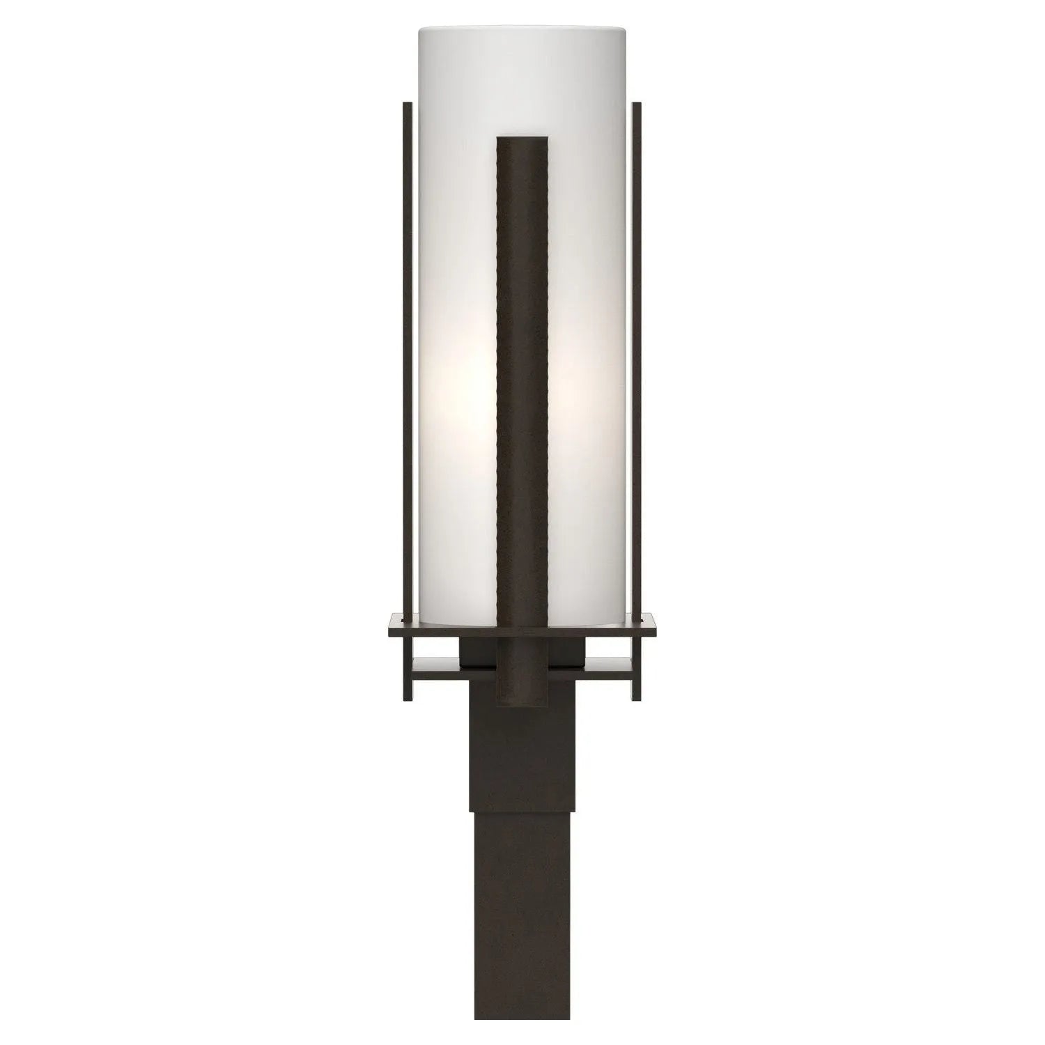 Hubbardton Forge - 347288-SKT-14-GG0040 - One Light Outdoor Post Mount - Vertical Bar - Coastal Oil Rubbed Bronze