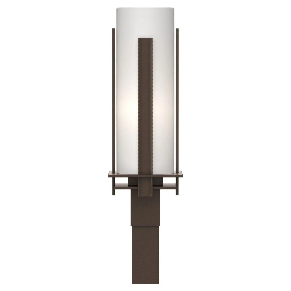 Hubbardton Forge - 347288-SKT-75-GG0040 - One Light Outdoor Post Mount - Vertical Bar - Coastal Bronze