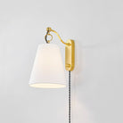 Hudson Valley Lighting 1415-AGB JOAN Plug-in Sconce in Aged Brass