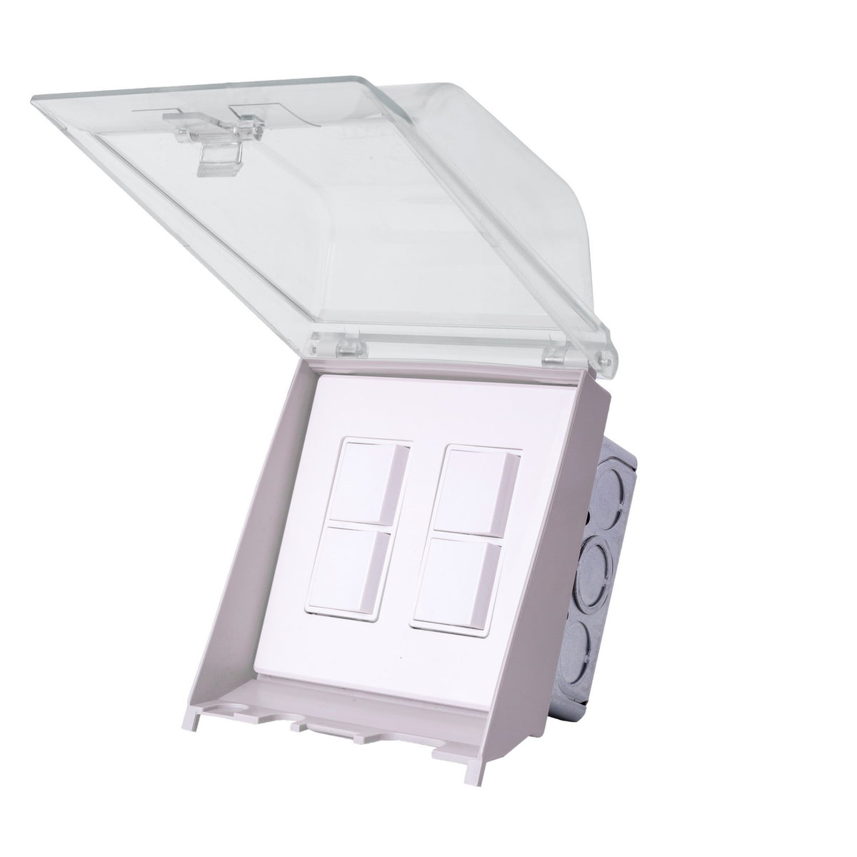 Eurofase Heating - EFDWWPW - DUAL DUPLEX,WEATHERPROOF,W - CONTROLS - White