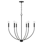Capital Lighting - 452161MB - Six Light Chandelier - Ansley - Matte Black
