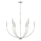 Capital Lighting - 452191BN - Nine Light Chandelier - Ansley - Brushed Nickel