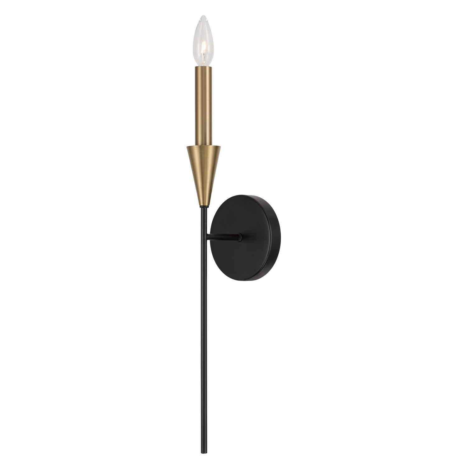 Capital Lighting - 651911AB - One Light Wall Sconce - Avant - Aged Brass and Black
