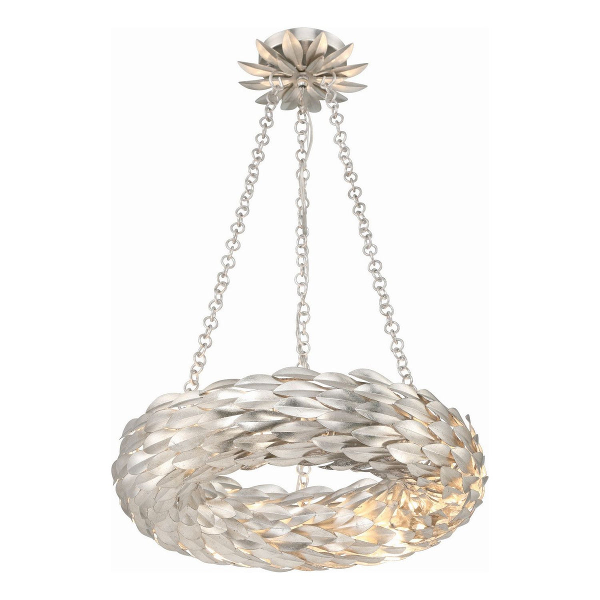Crystorama - 535-SA - LED Chandelier - Broche - Antique Silver