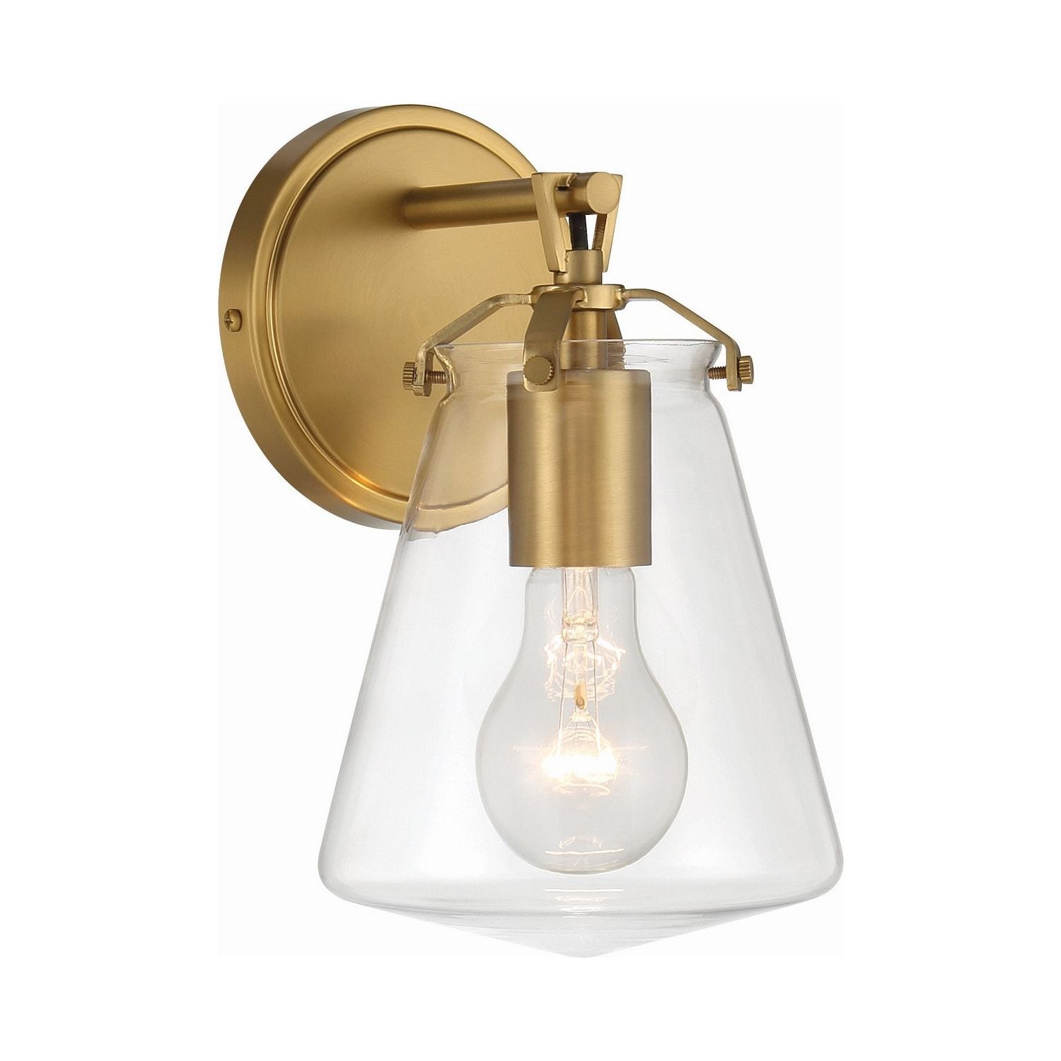 Crystorama - VSS-7001-LG - One Light Wall Sconce - Voss - Luxe Gold