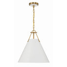 Crystorama - XAV-B8305-VG - Three Light Pendant - Xavier - Vibrant Gold