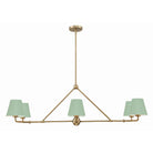 Crystorama - XAV-B9306-VG-GR - Six Light Chandelier - Xavier - Vibrant Gold