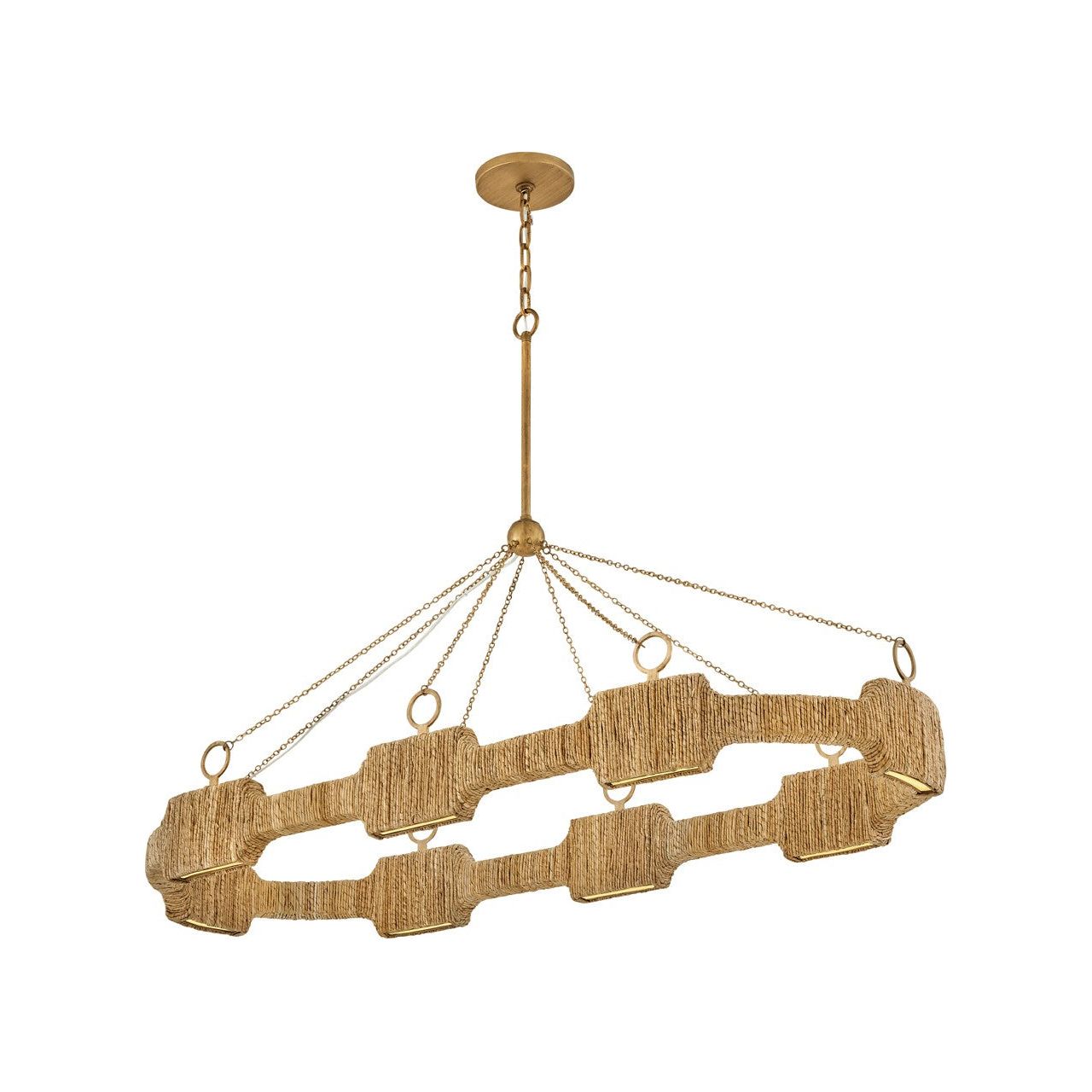 Hinkley Canada - 34107BNG - LED Linear Pendant - Raffi - Burnished Gold