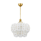 Troy Lighting F2124-VGL Jacik Chandelier in Vintage Gold Leaf