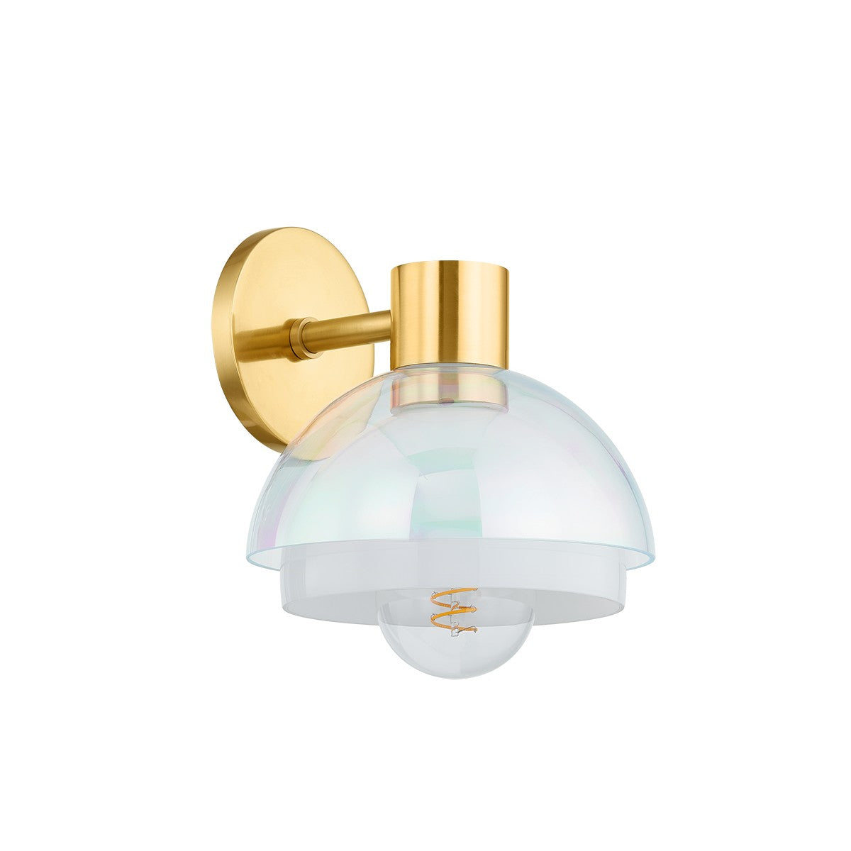 Mitzi - H844101-AGB - One Light Wall Sconce - Modena - Aged Brass