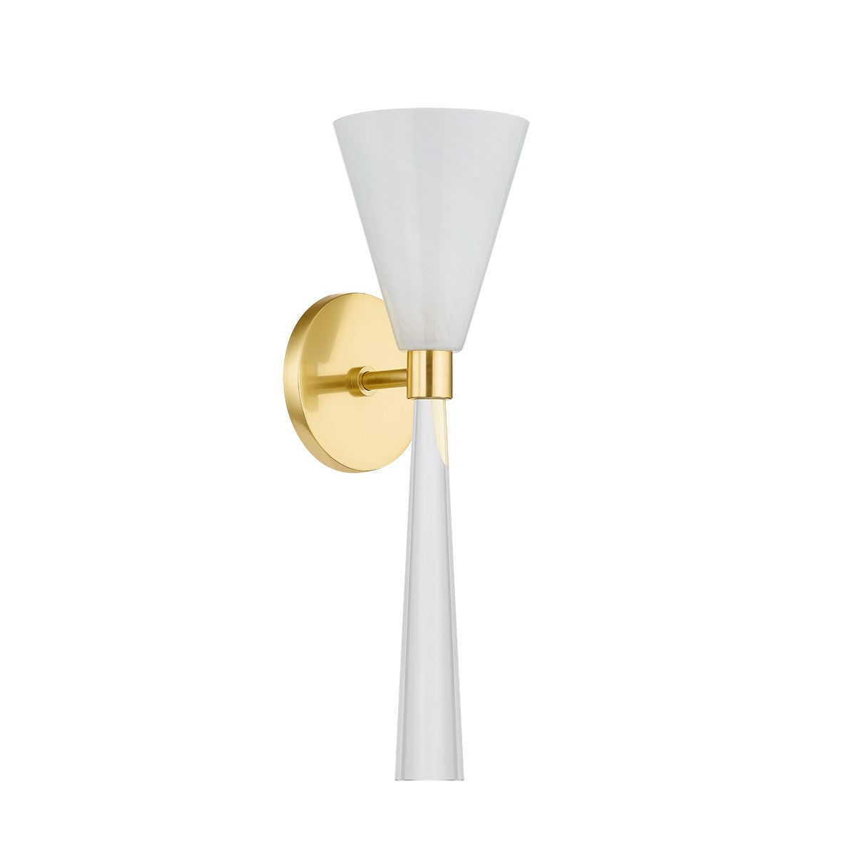 Mitzi - H862101-AGB - One Light Wall Sconce - Amara - Aged Brass
