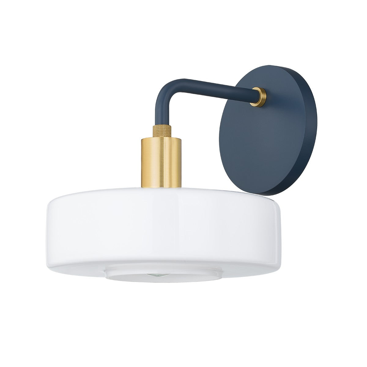 Mitzi - H886101-AGB/SBL - One Light Wall Sconce - Aston - Aged Brass/Slate Blue