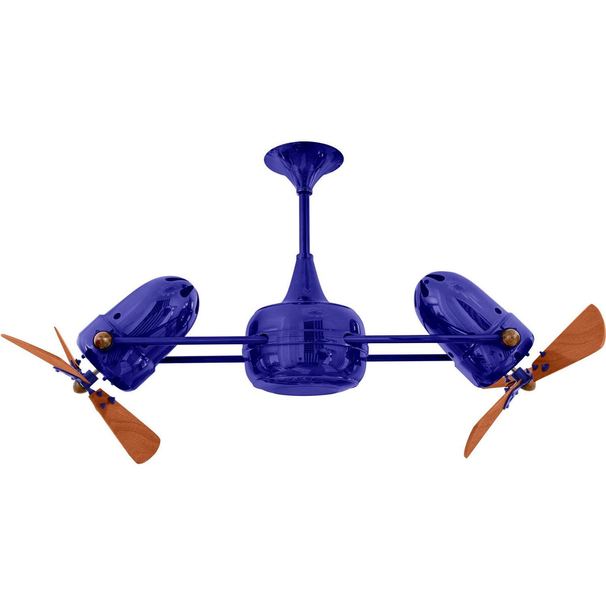 Matthews Fan Company - DD-BLUE-WD - 36"Ceiling Fan - Duplo-Dinamico - Blue