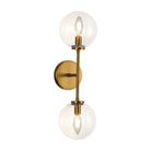 Alora Canada - WV549220AGCL - Two Light Wall Vanity - Cassia - Aged Gold/Clear Glass