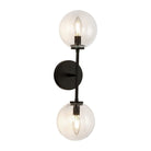 Alora Canada - WV549220MBCL - Two Light Wall Vanity - Cassia - Matte Black/Clear Glass