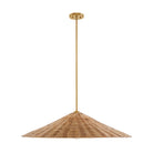 Lumière Meridian M7042NB One Suspension en laiton naturel