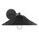 Meridian M90106MBK One Light Wall Sconce in Matte Black