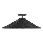 Meridian M60074MBK Une lumière semi-automatiquePlafonnier en noir mat