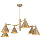Savoy House - 1-8003-6-127 - Six Light Chandelier - Pharos - Noble Brass
