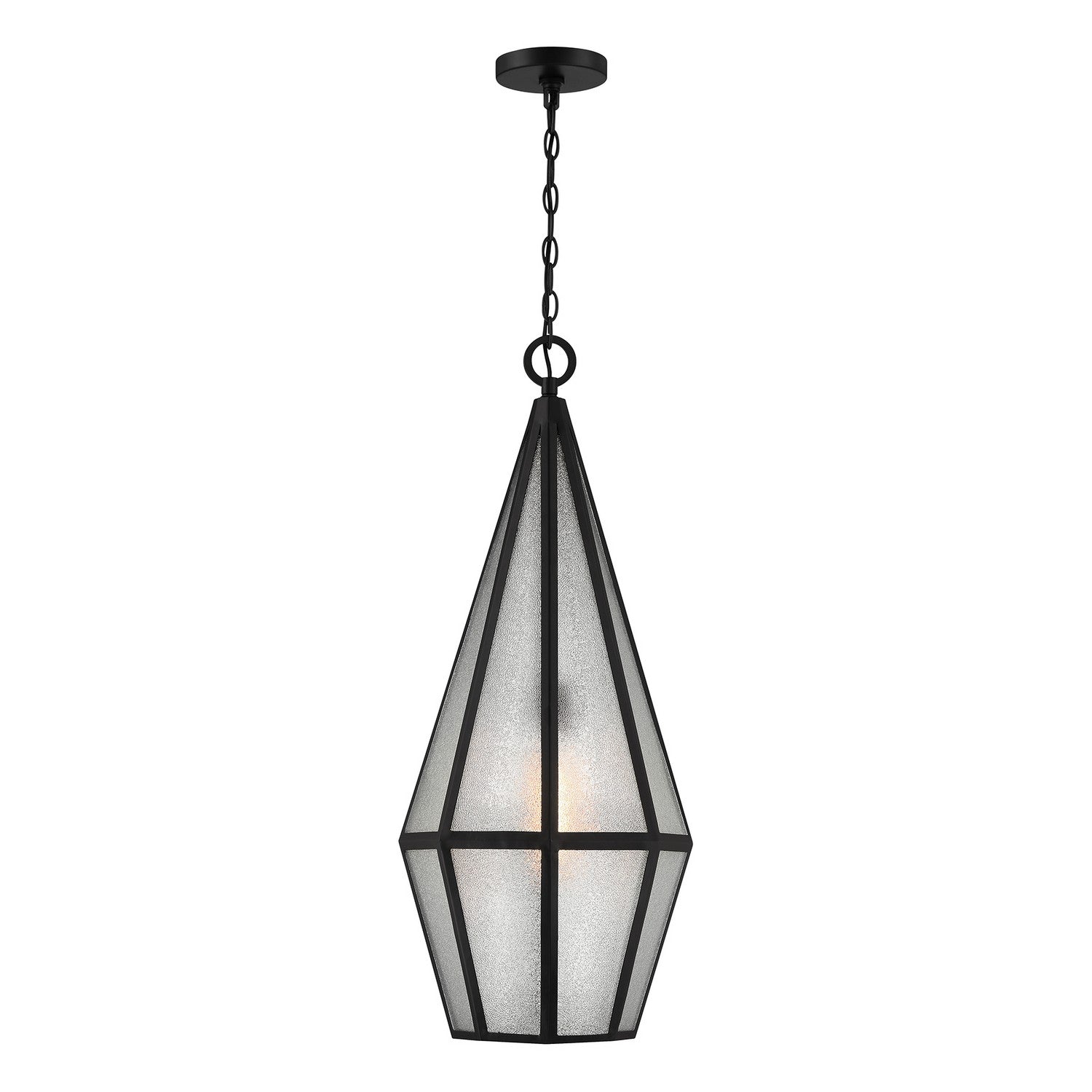 Savoy House - 5-706-BK - One Light Outdoor Hanging Lantern - Peninsula - Matte Black
