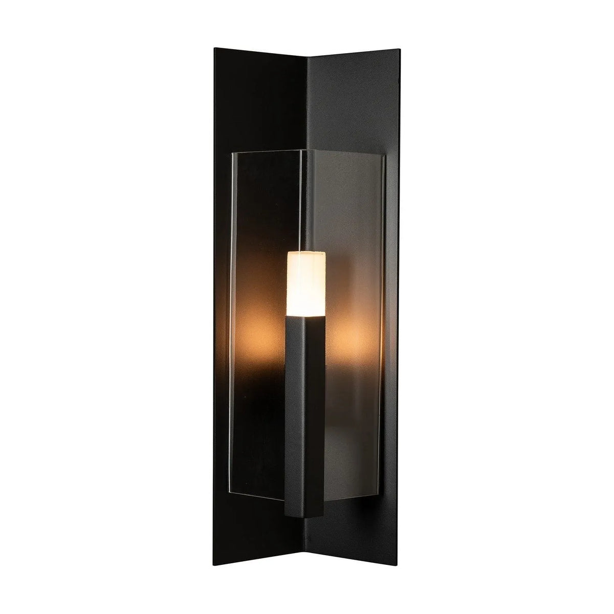 Hubbardton Forge - 302046-SKT-80-ZM0793 - One Light Outdoor Wall Sconce - Summit - Coastal Black