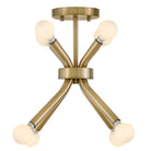 Lark 83853LCB Axton Convertible Pendant in Lacquered Brass