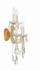 Crystorama - 4425-GD-CL-MWP - Cinq lumières Murale - Marie-Thérèse - Or