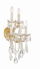 Crystorama - 4425-GD-CL-MWP - Cinq lumières Murale - Marie-Thérèse - Or