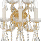 Crystorama - 4425-GD-CL-MWP - Cinq lumières Murale - Marie-Thérèse - Or