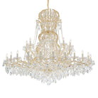 Crystorama - 4460-GD-CL-MWP - 37 Light Chandelier - Maria Theresa - Gold