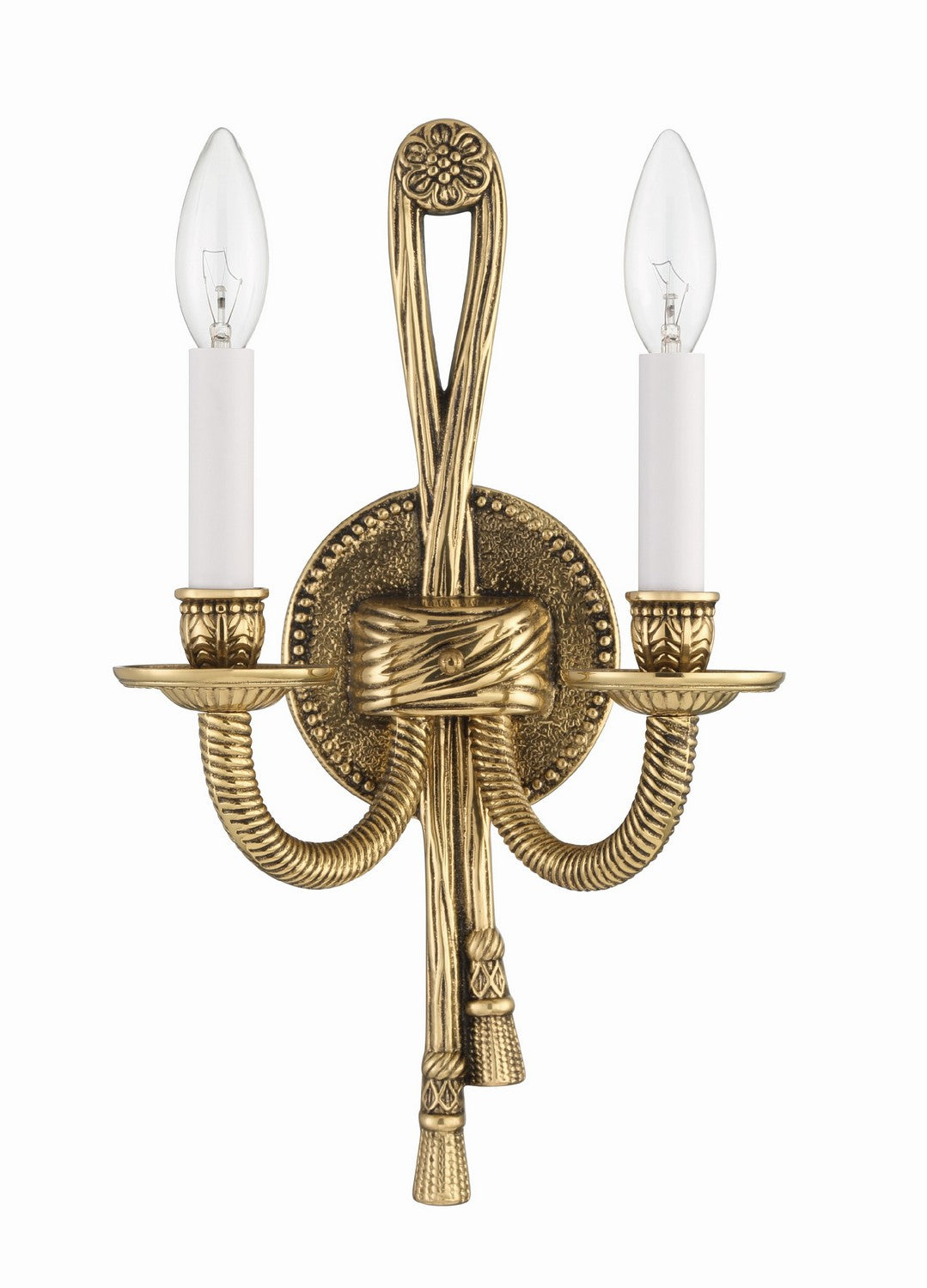 Crystorama - 650-OB - Deux lumières Murale - Lexsi - Olde Brass