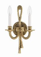 Crystorama - 650-OB - Deux lumières Murale - Lexsi - Olde Brass