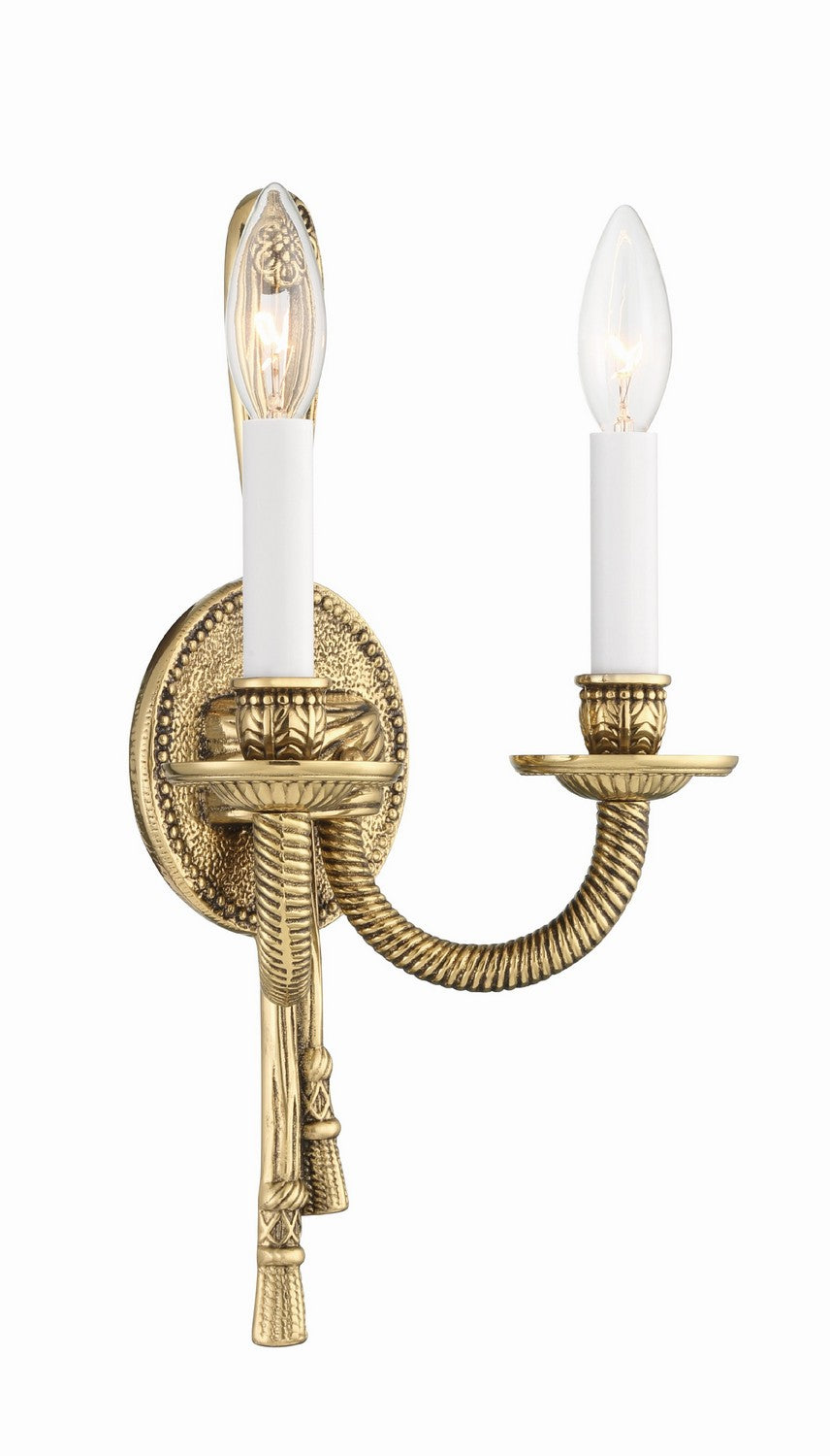 Crystorama - 650-OB - Deux lumières Murale - Lexsi - Olde Brass