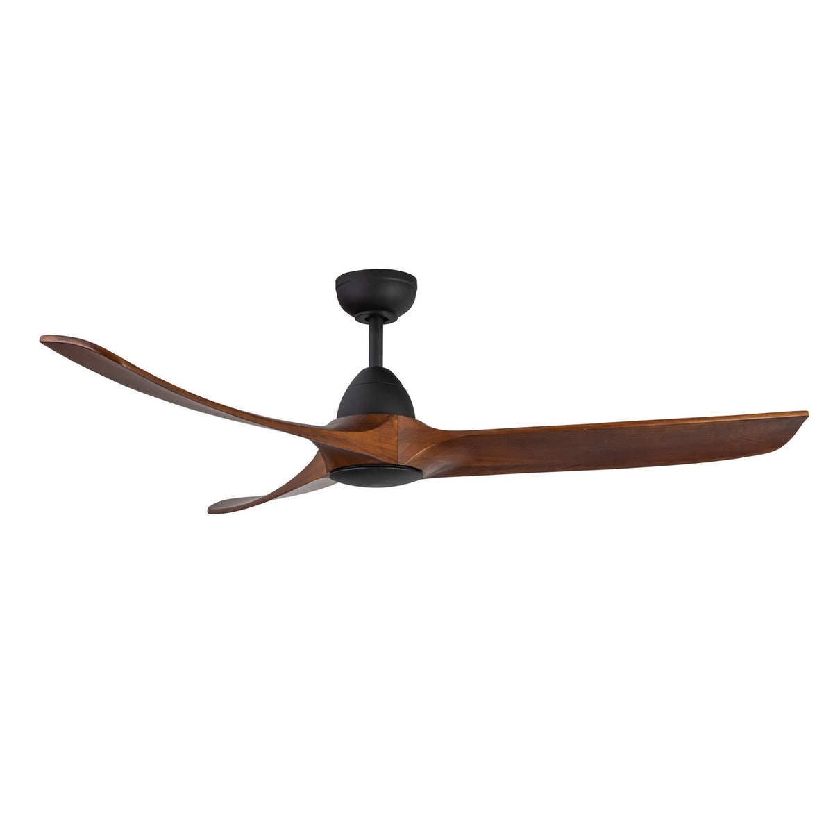 Kuzco Canada - CF77860-MB/DW - 60"Ceiling Fan - Baylor - Matte Black/Dark Walnut