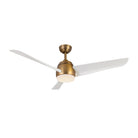 Kuzco Canada - CF91954-BG/WH - 54"Ceiling Fan - Thalia - Brushed Gold/Matte White