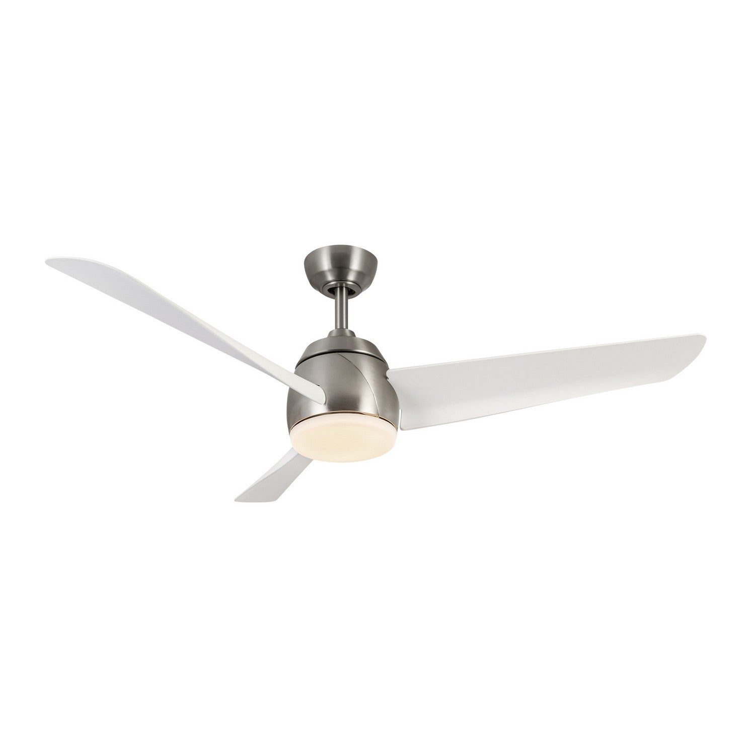 Kuzco Canada - CF91954-BN/WH - 54"Ceiling Fan - Thalia - Brushed Nickel/Matte White