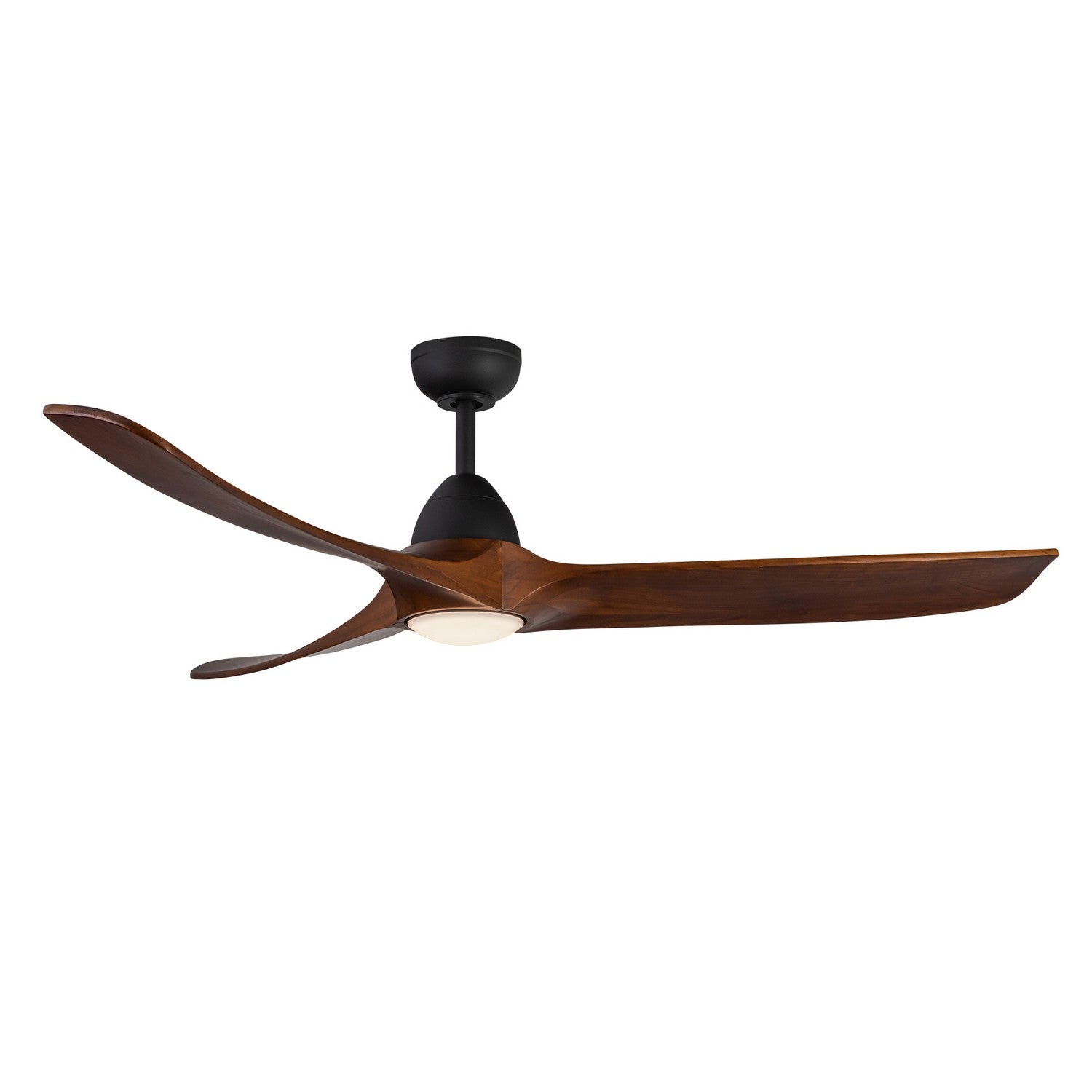 Kuzco Canada - CF97860-MB/DW - 60"Ceiling Fan - Baylor - Matte Black/Dark Walnut