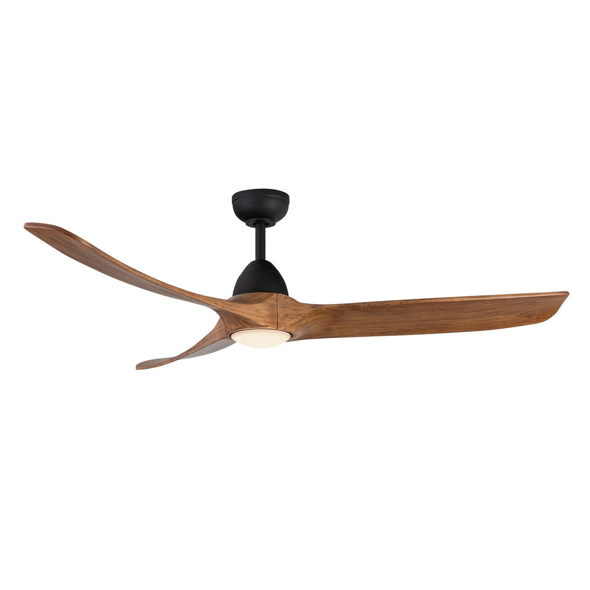 Kuzco Canada - CF97860-MB/NW - 60"Ceiling Fan - Baylor - Matte Black/Natural Wood