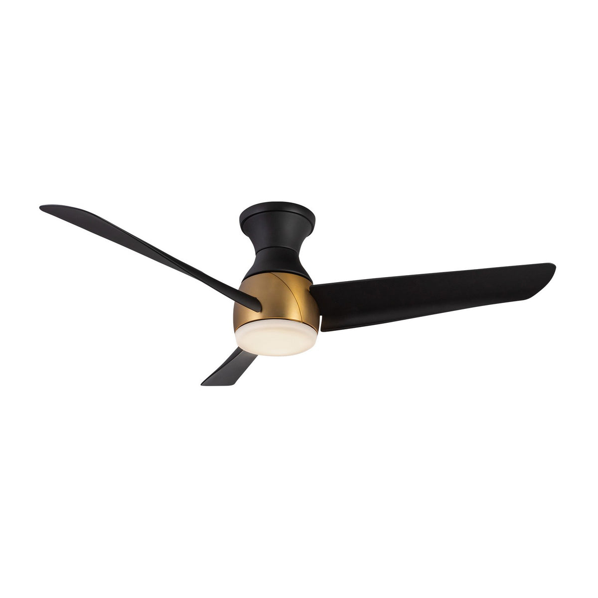 Kuzco Canada - HF91954-BG/MB - 54"Hugger Fan - Thalia - Brushed Gold/Matte Black