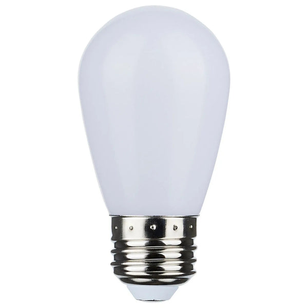 Remplacement d'étoile de mer DEL Lampe à guirlande lumineuse - 1 W - S14 - Blanc réglable - Givré - Étoile de mer IOT - 12 V - Base moyenne - Lot de 2