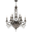 Crystorama - 5168-EB-CL-MWP - 12 Light Chandelier - Vanderbilt - English Bronze