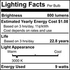 Bulbrite - 774239 - Light Bulb - A-Type - Frost