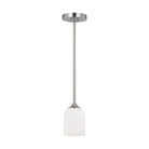 Generation Lighting Canada - GLP1021BS - One Light Mini Pendant - Emile - Brushed Steel
