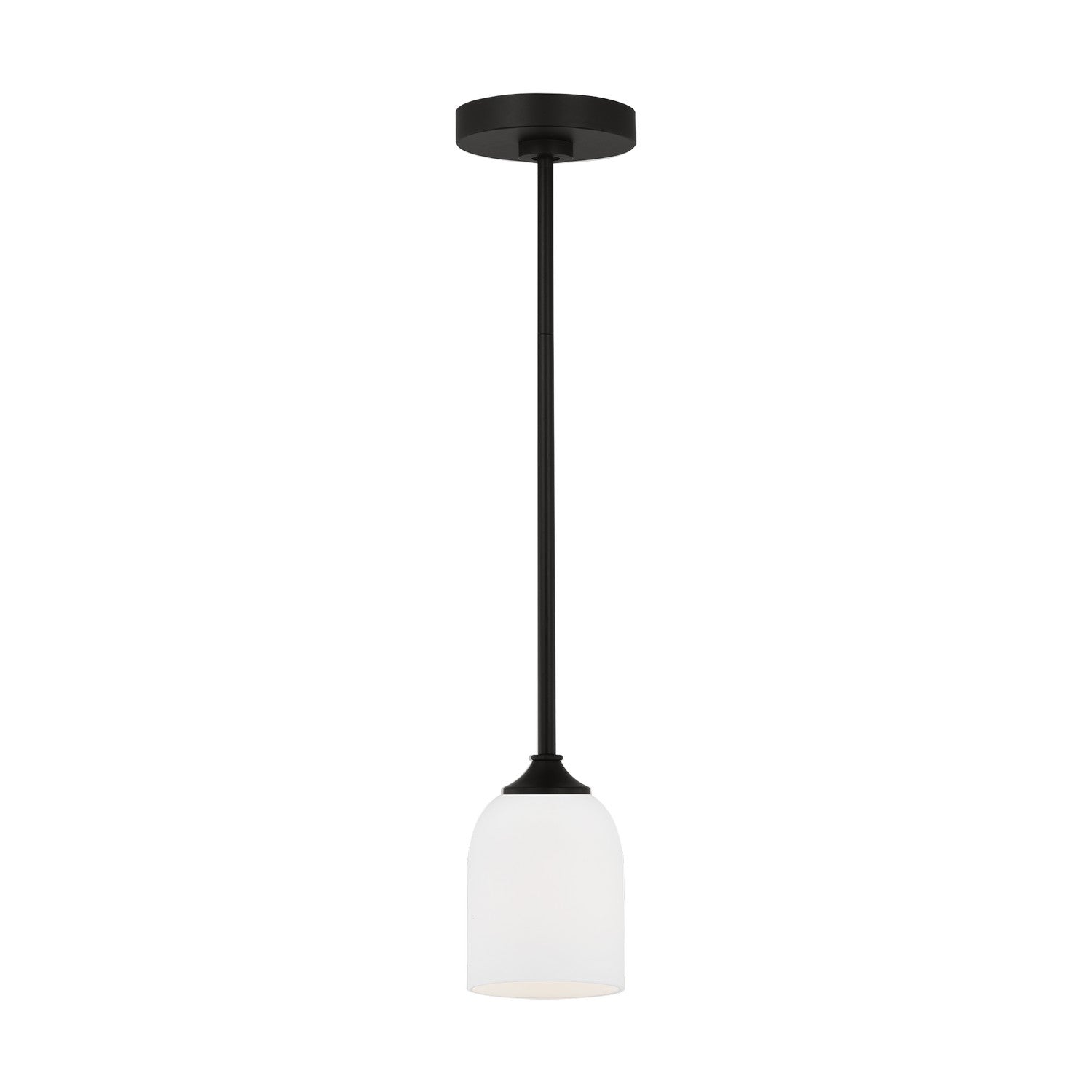 Generation Lighting Canada - GLP1021BS - One Light Mini Pendant - Emile - Brushed Steel