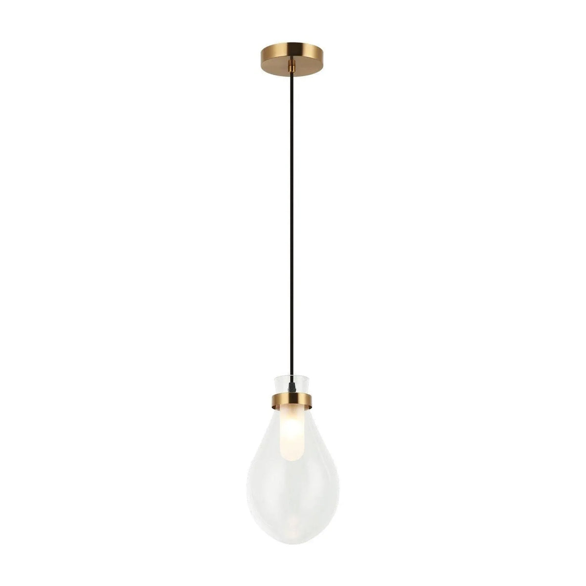 Matteo Canada - C31901AG - One Light Pendant - Seranna - Aged Gold Brass