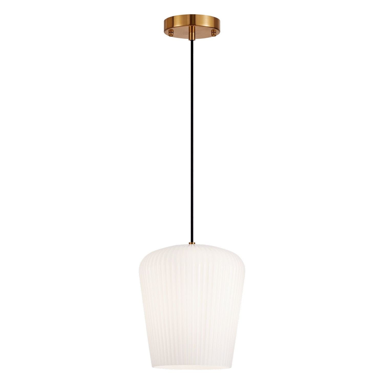 Matteo Canada - C61001AGOP - One Light Pendant - Charismo - Aged Gold Brass