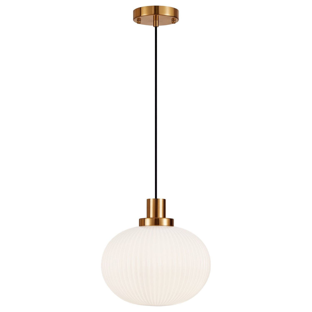 Matteo Canada - C61003AGOP - One Light Pendant - Charismo - Aged Gold Brass