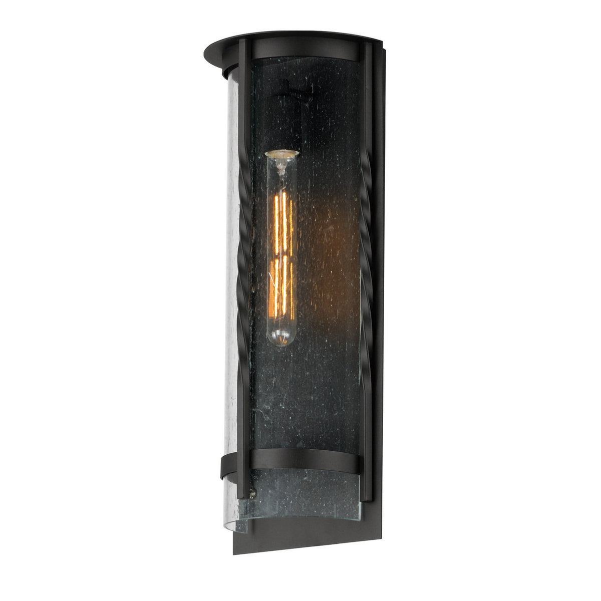 Maxim - 30193CDBK - One Light Outdoor Wall Sconce - Foundry - Black