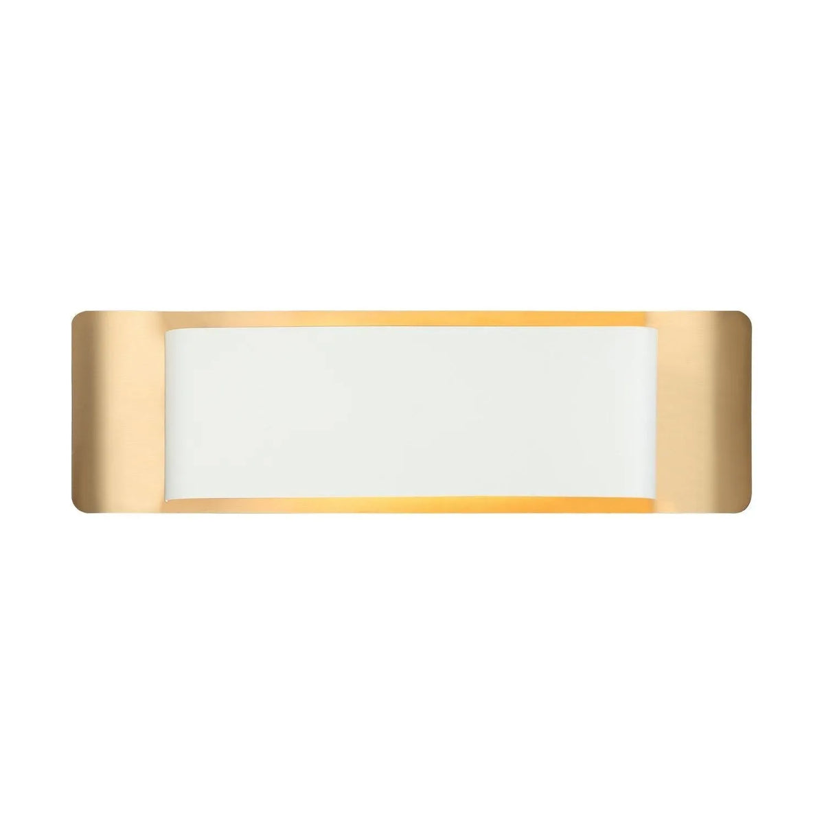 Matteo Canada - S10518WHAG - LED Wall Sconce - Kumilo - White / Aged Gold Brass